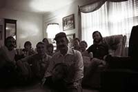 l-r: Harlan, Rowdy, Othel. Cindy, Bart, Charles, Brian, Oda Mae, and Ben